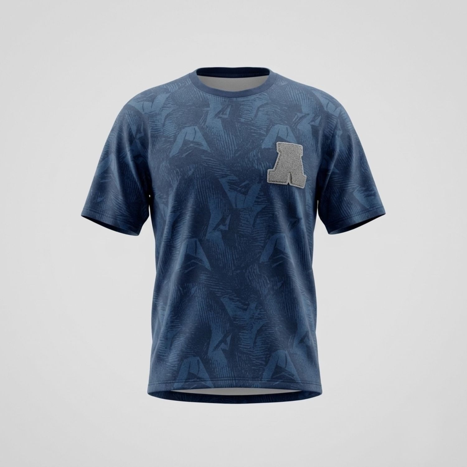 Essential Boxy T-SHIRT - NAVY BLUE