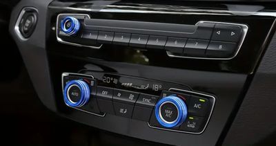 BMW Blue Trim For AC and Volume