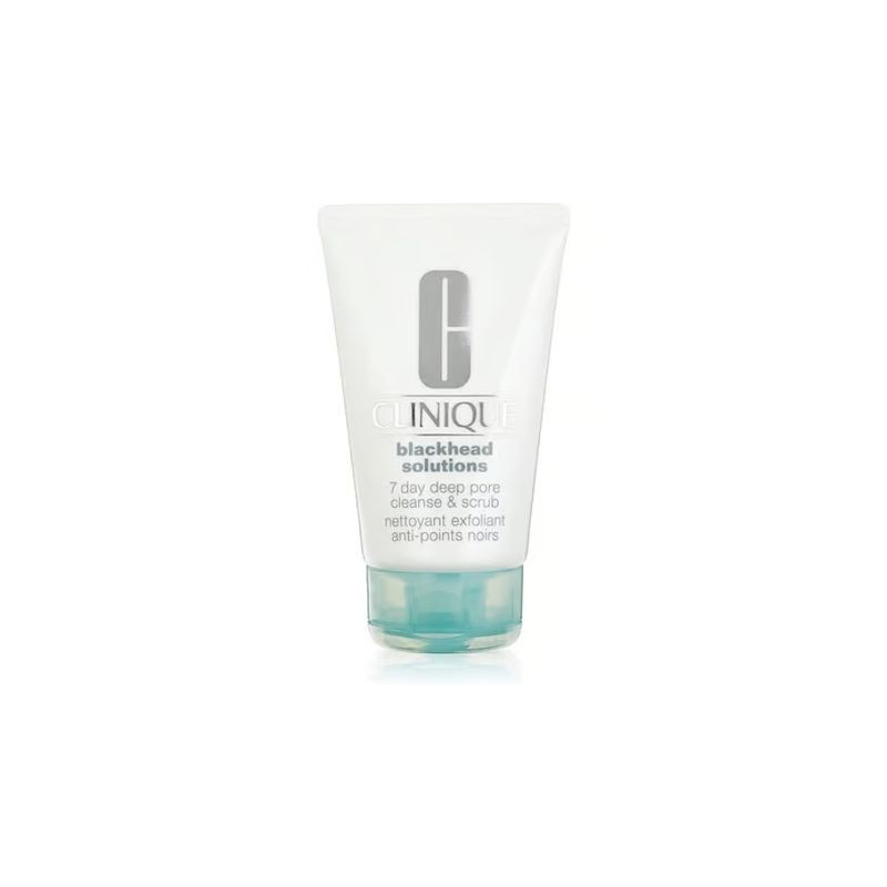 Clinique Blackhead Solutions 7 Day Deep Pore Cleanse & Scrub 125ml – Scrub viso e detergente anti-punti neri