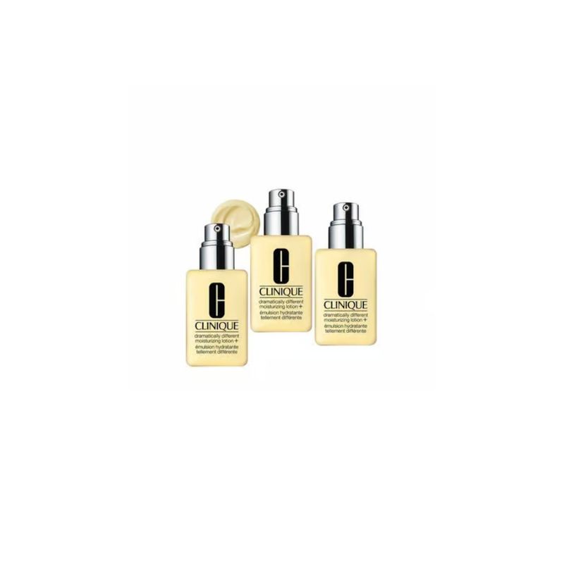 Clinique Dramatically Different Lotion Moisturizing Day And Night Lotion For Face - 3 Pieces, 125 Ml – Set lozione idratante giorno e notte