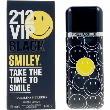 Carolina Herrera- 212 vip black smiley EDP