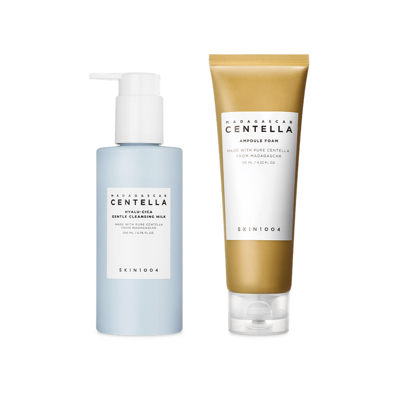 Skin1004 Madagascar Centella Double Cleansing Duo Pack - A Gentle Cleansing Solution For Your Skin