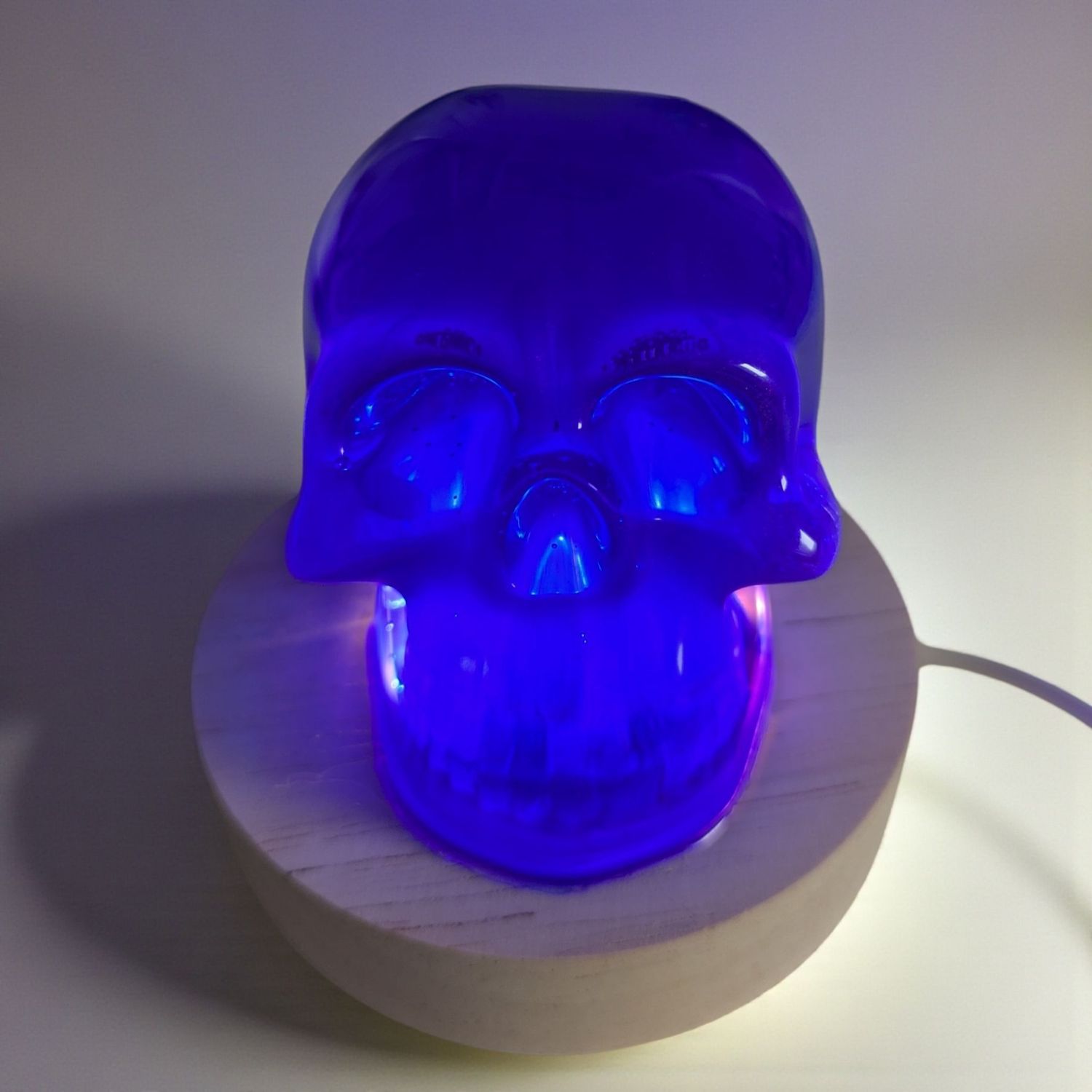 Resin Skull USB Lamp 