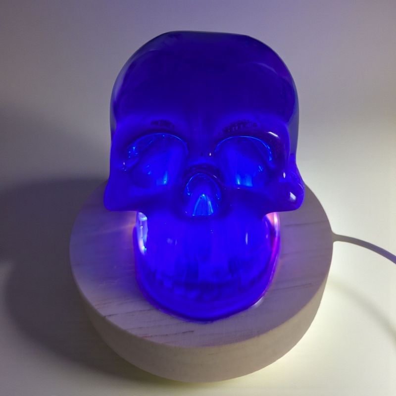 Resin Skull USB Lamp 