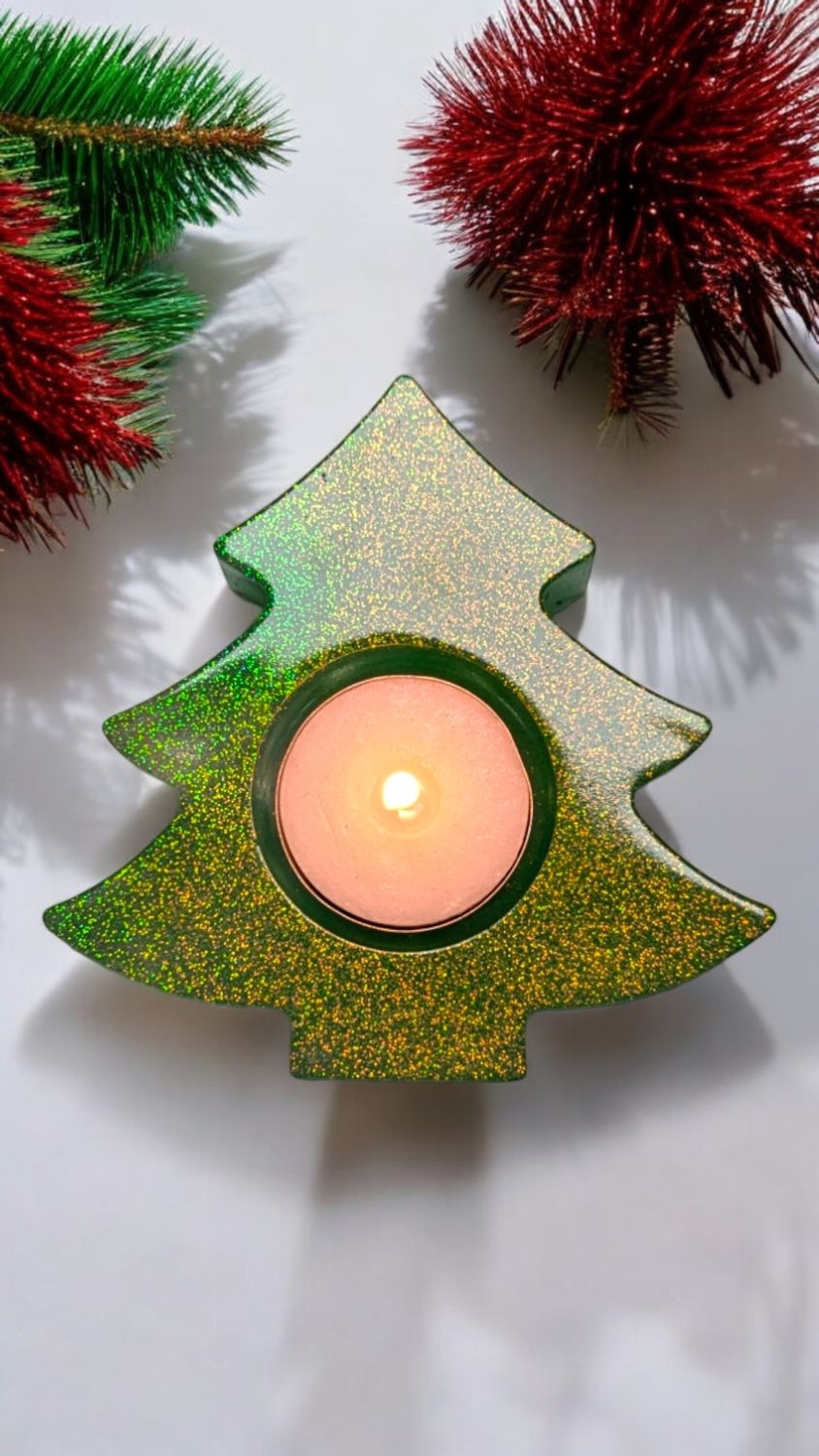 Christmas Tree Tea Light Holder