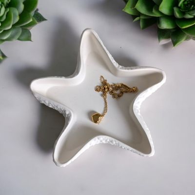 Star Fish Design Jesmonite Dish