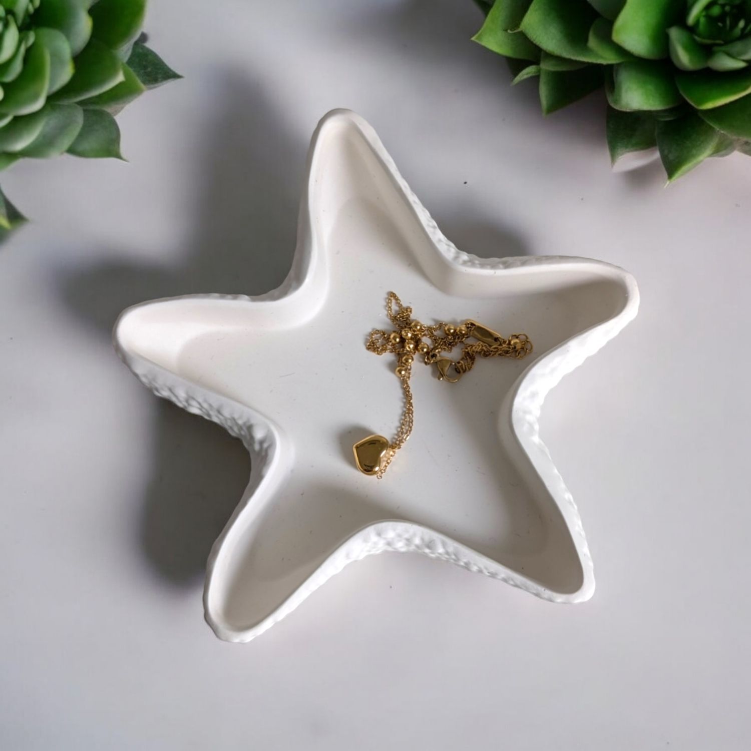 Star Fish Design Jesmonite Dish