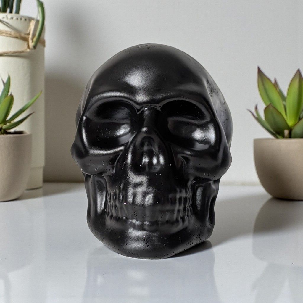 Resin Skull Ornament XL
