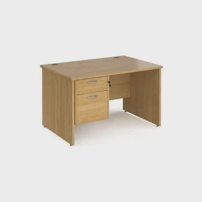 FS 25 Panel Two Drawer Desk