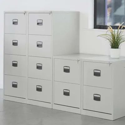 FS 2 Drawer Filing Cabinet Lockable