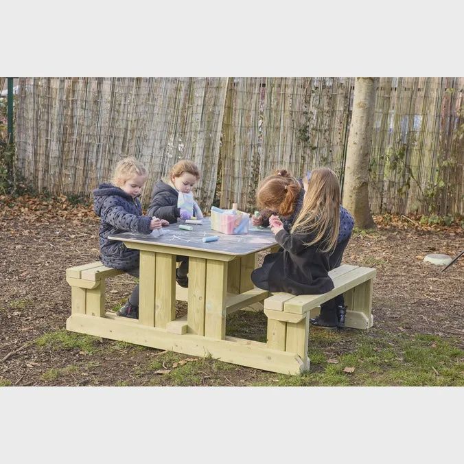 FS Chalkboard Picnic Table