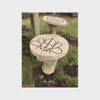FS Circular Table and Nature Themed Stools