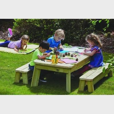 FS Rectangular Table &amp; Bench Set (Toddler)