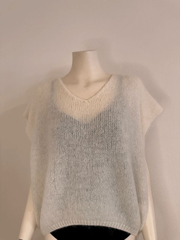 elegante witte trui