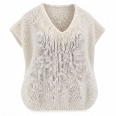 elegante witte trui