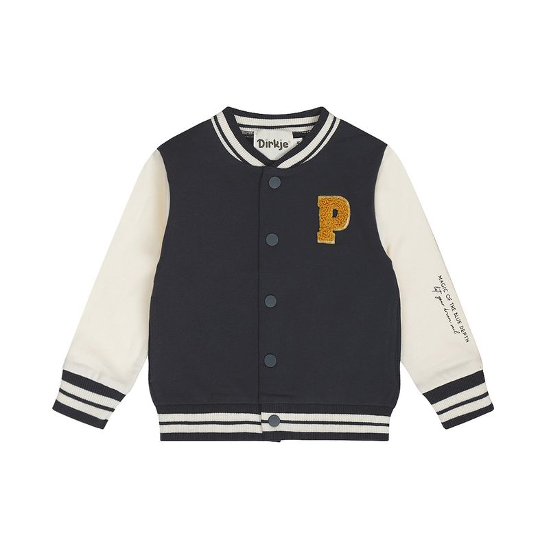 Dirkje jongens baseball vest donkerblauw