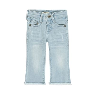 Dirkje meisjes flared jeans lichtblauw