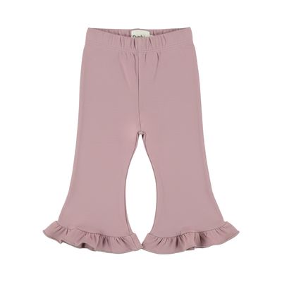 Dirkje meisjes broek paars flared ruffles