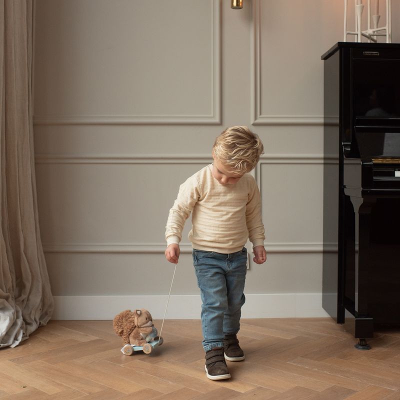 Dirkje Jongens Jogg Jeans - Denim Blauw met Verstelbare Taille