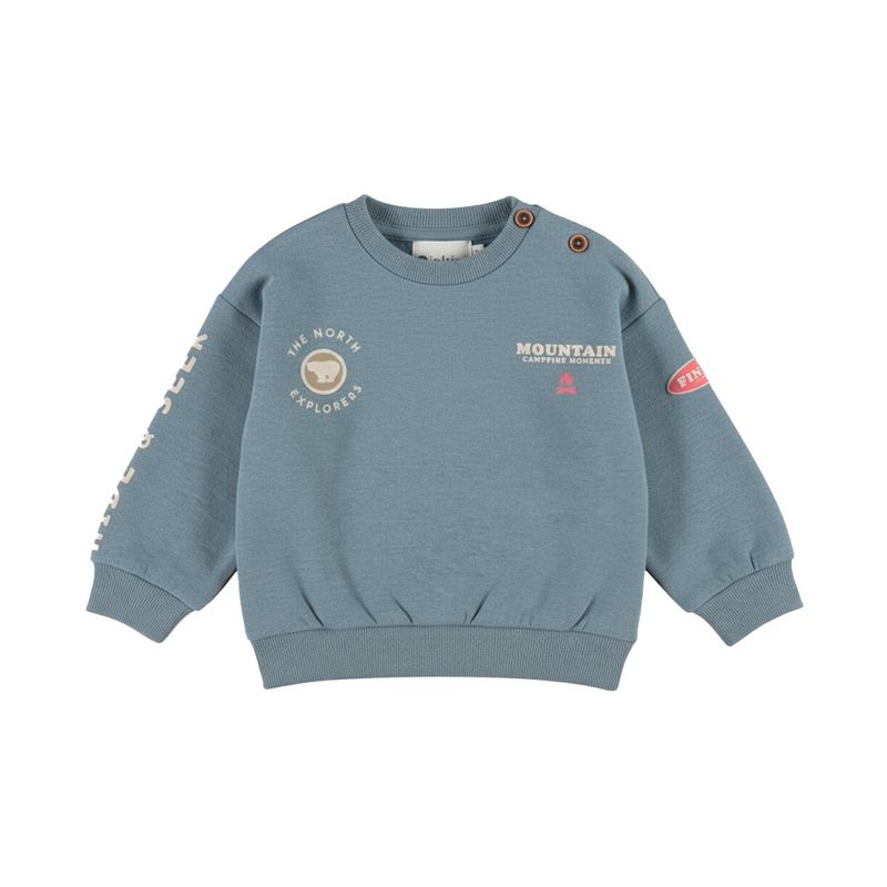 Dirkje jongens sweater blauw outdoor