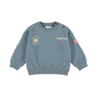 Dirkje jongens sweater blauw outdoor