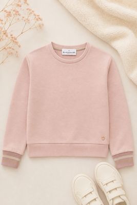 Danamade Bonny Meisjes Sweater Dusty Rose