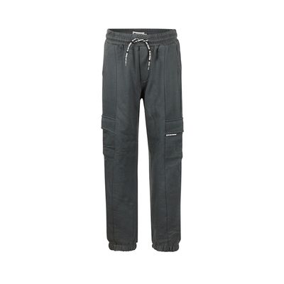 No Way Monday Jongens Cargo Joggingbroek Woodland Grey