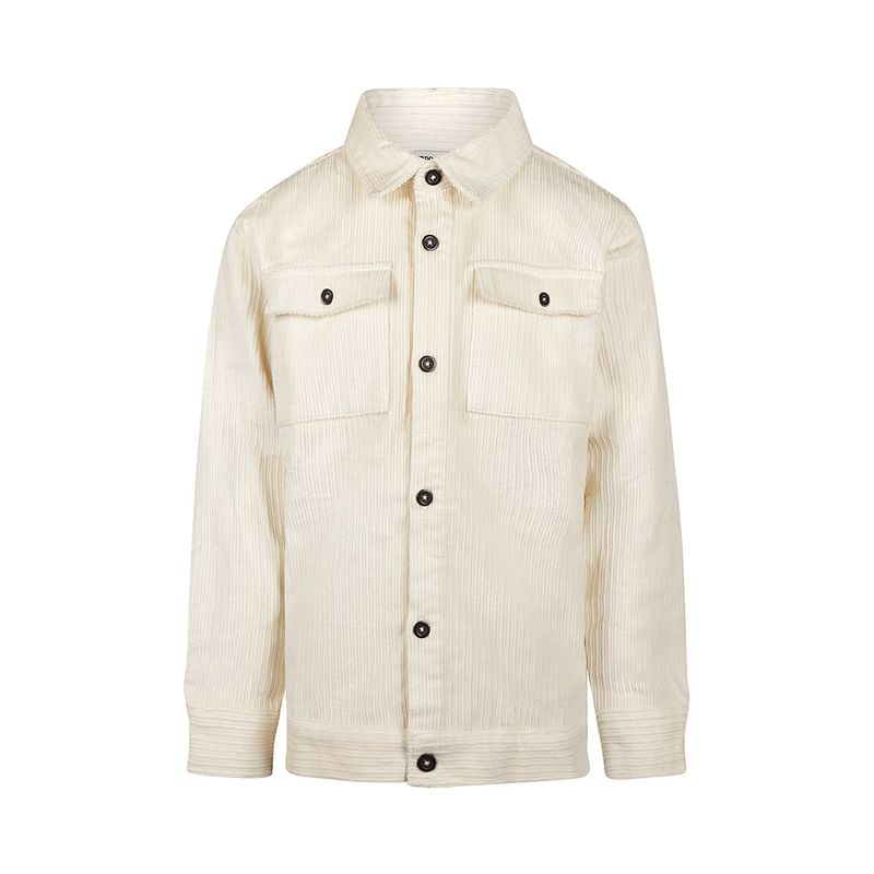 No Way Monday Jongens Overshirt Tofu – Trendy Riblook