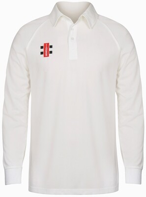 Kibblesworth Matrix Long Sleeve Cricket Shirt