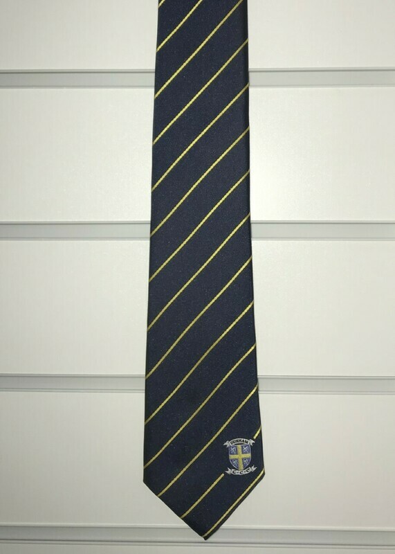 Durham CCC Navy/Gold Pinstripe Tie Durham CCC Navy/Gold Pinstripe Tie