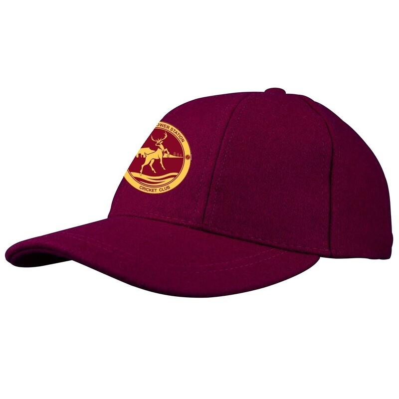 Hartlepool Power Station Maroon Melton Cap Hartlepool Power Station Maroon Melton Cap