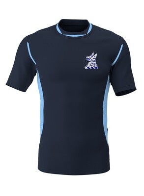 Rode Park & Lawton Navy/Sky Pro Training T Shirt Junior