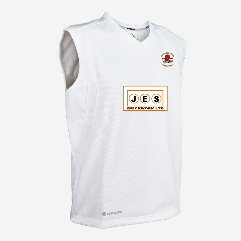 Rothwell Town Pro Player Sleeveless Cricket Slipover Rothwell Town Pro Player Sleeveless Cricket Slipover