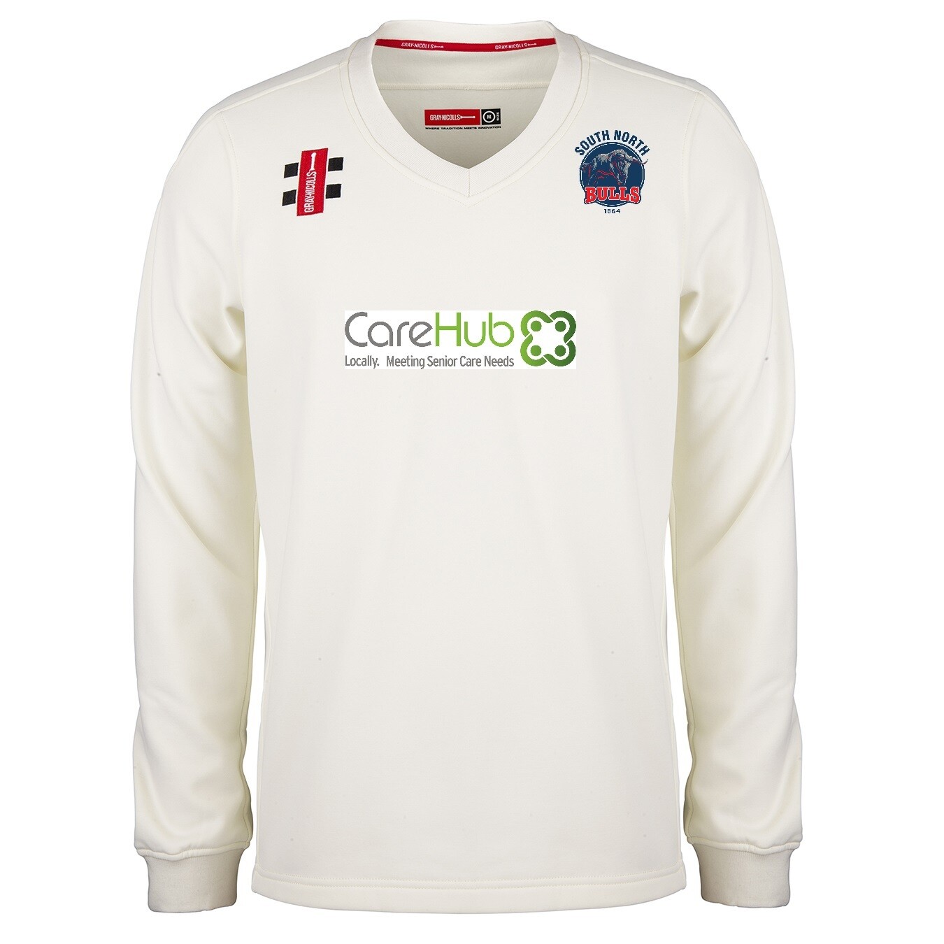 South North Bulls Pro Performance Long Sleeve Sweater Junior Section