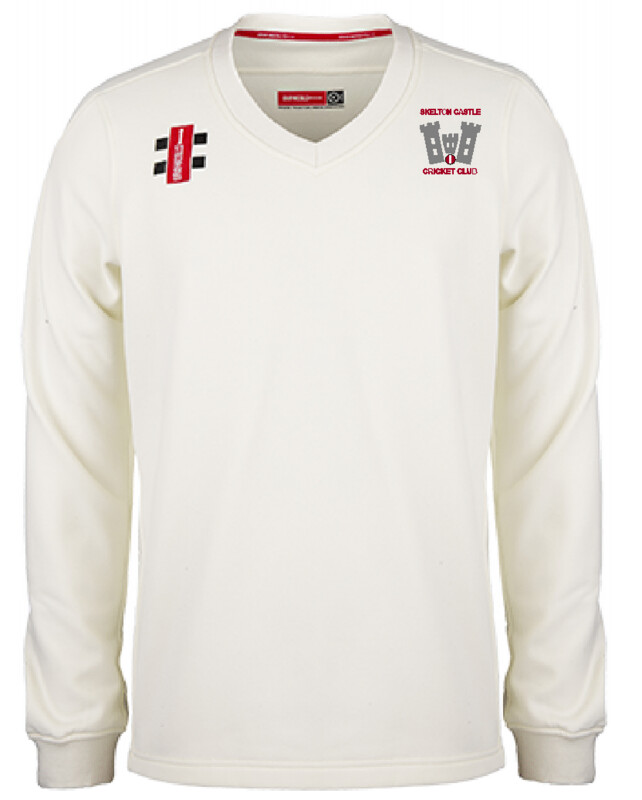 Skelton Castle Pro Performance Long Sleeve Cricket Sweater Skelton Castle Pro Performance Long Sleeve Cricket Sweater