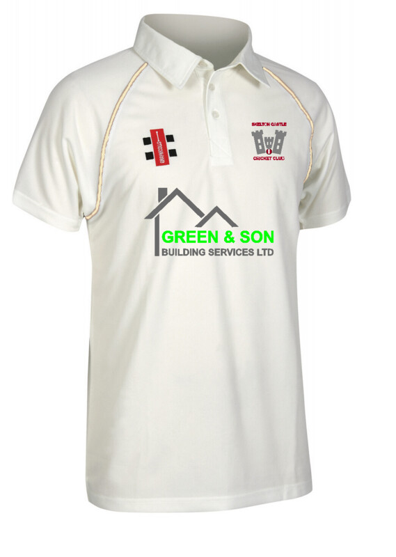 Skelton Castle Senior Matrix V2 Short Sleeve Cricket Shirt Skelton Castle Senior Matrix V2 Short Sleeve Cricket Shirt