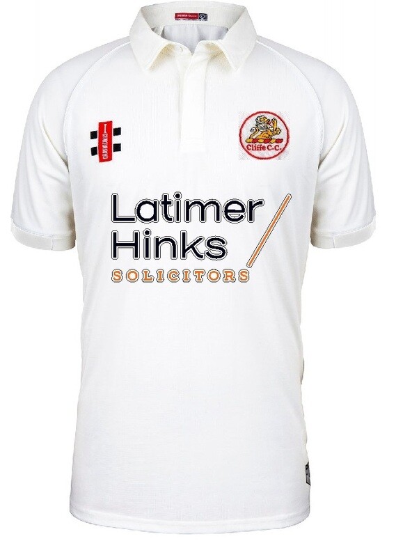Cliffe Matrix V2  Short Sleeve Cricket Shirt Adult Cliffe Matrix V2  Short Sleeve Cricket Shirt Adult