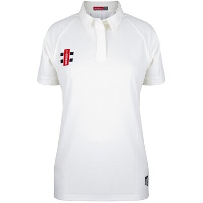 Hartlepool Ladies Fit Matrix V2 Short Sleeve Cricket Shirt