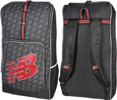 New Balance TC 560 Black Red Junior Duffle Cricket Bag Size 64 x 34 x 18cm