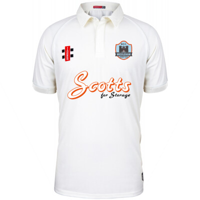 Middleham Matrix V2 Short Sleeve Cricket Shirt