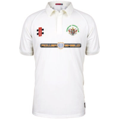 Thornaby Matrix V2 Junior Short Sleeve Cricket Shirt