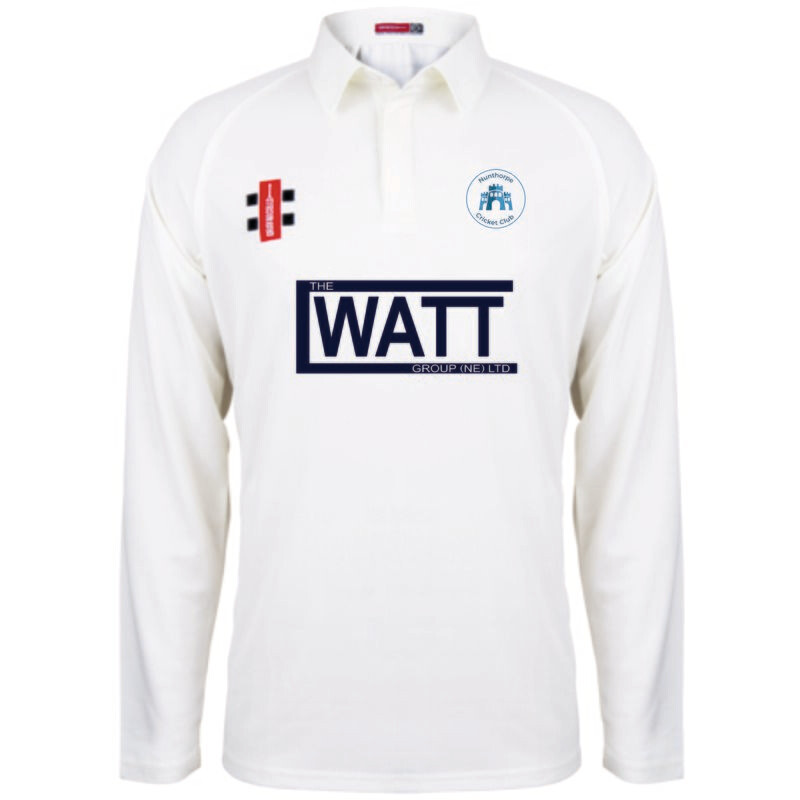 Nunthorpe Matrix V2 Long Sleeve Cricket Shirt Nunthorpe Matrix V2 Long Sleeve Cricket Shirt