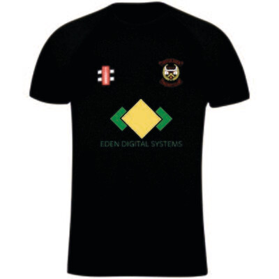 Castle Eden Senior Matrix Black Short Sleeve Training T Shirt