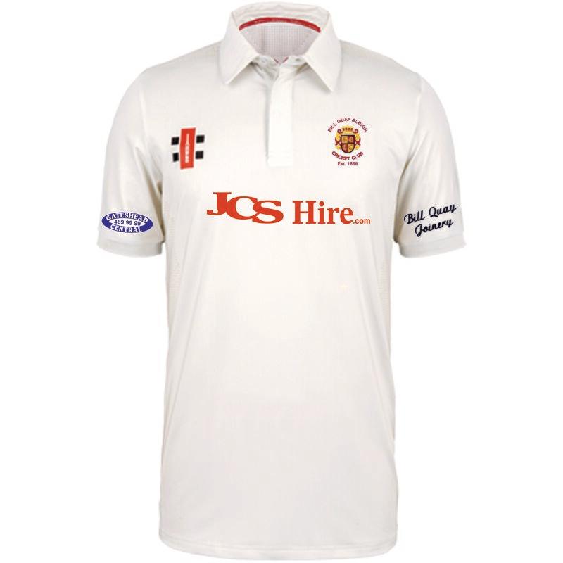 Bill Quay Pro Performance Short Sleeve Cricket Shirt Bill Quay Pro Performance Short Sleeve Cricket Shirt