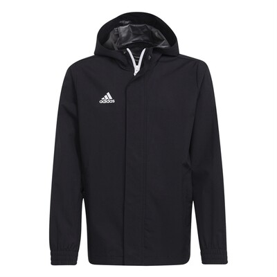 Escomb FC adidas ENT22 Black All Weather Jacket