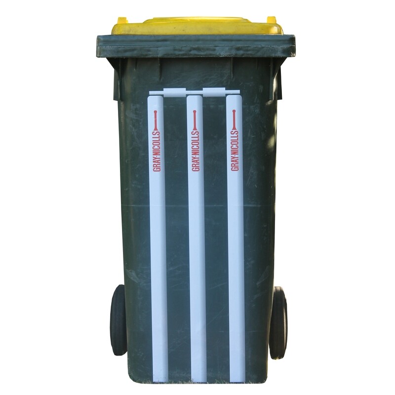 Gray Nicolls Wheelie Bin Stump Stickers Gray Nicolls Wheelie Bin Stump Stickers