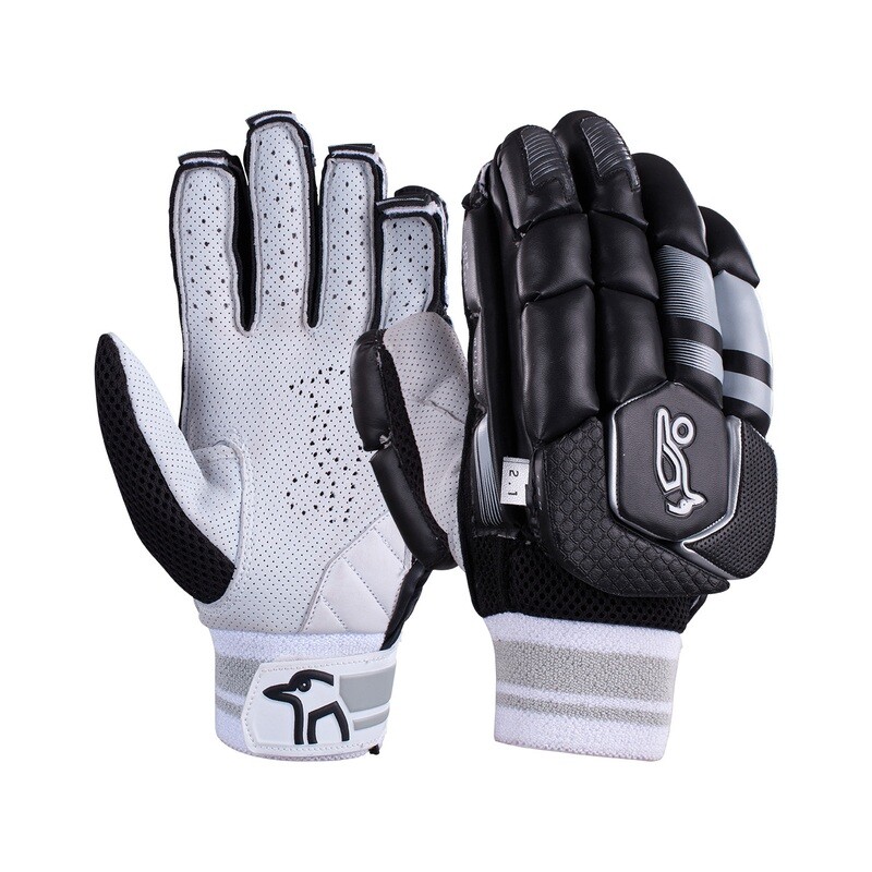 2025 Kookaburra 2.1 T20 Black Batting Gloves 2025 Kookaburra 2.1 T20 Black Batting Gloves