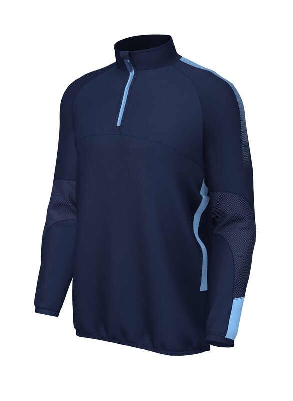 Bishop Auckland RUFC Lorimers 1/4 Zip Midlayer