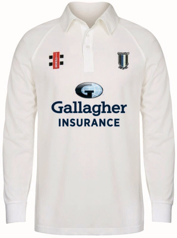 Middlesbrough Matrix Long Sleeve Cricket Shirt - Adult Section Middlesbrough Matrix Long Sleeve Cricket Shirt - Adult Section