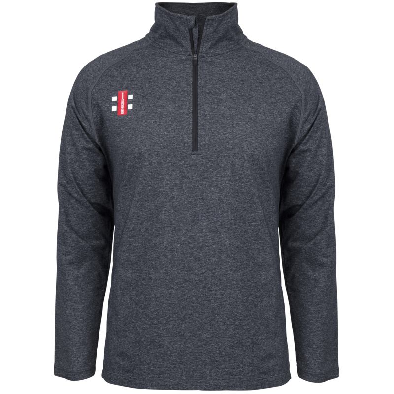 Norton Velocity Black Slim Fit Mid Layer 1/4 Zip Top
